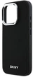 Etui DKNY Plain Silver Logo MagSafe do Apple iPhone 16 Pro Max Black (3666339333256) - obraz 5