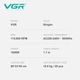 Фен для волос VGR V445 Blue безщеточный 1600 Вт - изображение 7