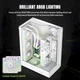 Корпус компьютерный с тройным стеклом и ARGB-вентиляторами GameMax T20 WH Mid Tower Micro-ATX сталь White - изображение 8