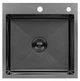 Кухонная мойка Kroner KRP Schwarze - 5050HM PVD (3,0/1,0 мм) (CV022793) - изображение 1