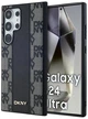 Etui DKNY Leather Checkered Mono Pattern MagSafe do Samsung Galaxy S24 Ultra Black (3666339276829) - obraz 1