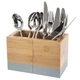 Stojak na sztućce Orion drewniany 27 x 10 x 12 cm (8592381181048) - obraz 5