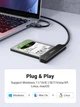 Адаптер UGREEN USB 3.0 – SATA 2.5" для SSD/HDD, зчитувач жорстких дисків, Plug & Play, підтримка UASP і TRIM, зовнішній конвертер - зображення 4