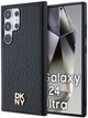 Etui DKNY Leather Pattern Metal Logo MagSafe do Samsung Galaxy S24 Ultra Black (3666339276881) - obraz 1