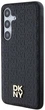 Etui DKNY Leather Pattern Metal Logo MagSafe do Samsung Galaxy S24 Plus Black (3666339276874) - obraz 2