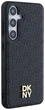 Etui DKNY Leather Pattern Metal Logo MagSafe do Samsung Galaxy S24 Plus Black (3666339276874) - obraz 4