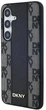 Etui DKNY Leather Checkered Mono Pattern MagSafe do Samsung Galaxy S24 Black (3666339276805) - obraz 2