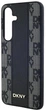 Etui DKNY Leather Checkered Mono Pattern MagSafe do Samsung Galaxy S24 Black (3666339276805) - obraz 5