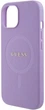Панель Guess Saffiano MagSafe для Apple iPhone 15 Plus/14 Plus Purple (3666339155919) - зображення 6