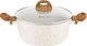 Каструля Ambition Nature з кришкою Кремова 24 см 4 л (5904134341457) - зображення 1