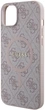 Панель Guess 4G Collection Leather Metal Logo MagSafe для Apple iPhone 15/14/13 Pink (3666339226749) - зображення 6