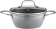 Garnek Ambition Bubble aluminiowy z pokrywą Szary 20 cm 2 l (5907078481036) - obraz 1