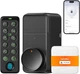 Розумний замок SwitchBot Lock Pro + Keypad Touch (Відбиток пальця), Wi-Fi, Matter, Чорний - Б/В - зображення 1