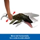 Динозавр Мозазавр Мир Юрского периода Jurassic world Mosasaurus Dinosaur Bite N Blast JJP80 65см Mattel - изображение 3