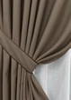 Комплект штор VR-Textil рогожка премиум TERRA LUXE 150х270 2шт и Тюль 400х270 1860ш-115т какао с белым 71-078/3 - изображение 4