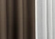 Комплект штор VR-Textil рогожка премиум TERRA LUXE 150х270 2шт и Тюль 400х270 1861ш-115т шоколадный с белым 71-079/3 - изображение 8