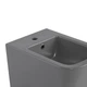 Биде подвесное Qtap Tern 520x350x330 мм, Stone grey QT17551303GSG - изображение 5
