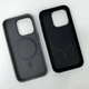 Чохол iPhone 16E Kevlar Soft touch with MagSafe black - изображение 2