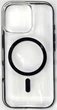 Чохол iPhone 16 Pro Max Clear color with MagSafe black - изображение 1