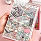 3D стикеры для творчества Book DIY с прозрачным фоном. В наборе 45 страниц и 20 объемных сцен в формате румбокса, а также удобный 3D-блокнот для создания мини-композиций и оформления творческих проектов + пинцет в подарок - изображение 9