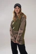 Худи BURTON W OAK LONG PULLOVER HOODIE martini olive heather/barren camo - 20840-W21 - M - изображение 3