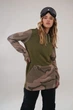 Худи BURTON W OAK LONG PULLOVER HOODIE martini olive heather/barren camo - 20840-W21 - M - изображение 4