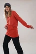 Худі BURTON W OAK LONG PULLOVER HOODIE cranberry heather - 20840-W20 - S - зображення 5