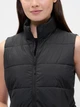 Теплый жилет короткий женский GAP 556851000 XS Черный (1159848023) - изображение 4