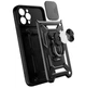 Чехол Primo Shockproof для Apple iPhone 15 Pro - противоударный, с подставкой и шторкой для камеры - Black - изображение 8