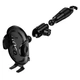 Автомобільний тримач Hoco H88 Rally ultra-thin car holder (rear view mirror) Black - изображение 2