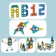 Детский конструктор 2-в-1: Marble Run + Магнитный конструктор (78 элементов) для мальчиков и девочек из труб с шариками и катапультой (NO.78-7) - изображение 6