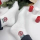 Новорічні зимові шкарпетки SuperSox натуральна Норка, Три пари 36-40р. - зображення 2