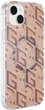 Etui plecki Guess IML GCube MagSafe do Apple iPhone 15/14/13 Brown (3666339222123) - obraz 4