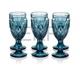 Набір чарок з кольорового скла 6 шт Glassware 40 мл Синій EK9057 - изображение 1