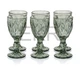 Набір чарок з кольорового скла 6 шт Glassware 40 мл Сірий EK9056 - изображение 1