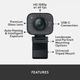 Веб-камера Logitech StreamCam Graphite - изображение 6