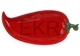 Тарілка керамічна "Pepper", 22 х 10 х 5.2см, колір - червоний (928-098) - изображение 4