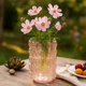 Ваза скляна Bubbles, 30см, Розова 591-320 - зображення 1