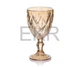 Келихи для вина з кольорового скла 6 шт Glassware 320 мл Золотий EK10975 - изображение 3