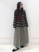 Рубашка хлопковая женская Uniqlo 402640293 XS Коричневая в клетку (1159797492) - изображение 6
