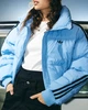 Пуховик зимний короткий женский Adidas Originals Adicolor JX2969 S Пепельно-голубой (4068808507899) - изображение 8