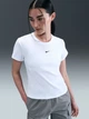 Футболка хлопковая женская Nike W Nsw Rib Tght Ss Tee HV4994-100 L Белая (0198482232580) - изображение 5