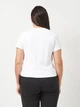 Футболка хлопковая женская Nike W Nsw Rib Tght Ss Tee HV4994-100 L Белая (0198482232580) - изображение 9