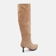 Женские зимние сапоги замшевые Ashoes 3057/1 39 25 см Песочные (2000000022499) - изображение 5