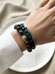 Сет браслетов из камней соколиный глаз, яшма, гематит 4908 - изображение 1