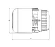 Терморегулятор для радиатора Danfoss Aero RA 4594 (015G4594) - изображение 5