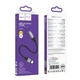Кабель Aux Hoco UPA32C Type-C (Male) to Aux 3.5mm (Female) 15cm Чорний - изображение 2