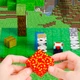 Магнитный конструктор 160 блоков + 1 фигурка Магнитные блоки в стиле Minecraft в подарочном боксе - изображение 7