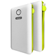 Повербанк умб 20000 mah со встроенными кабелями micro usb type c lightning Andowl Q-T70Х1 павербанк для телефона роутера устройств powerbank внешний портативный аккумулятор повербанки большой емкости бело зеленый - изображение 2