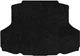 Ворсовый коврик EVAtech Standard в багажник авто для SouEast Lioncel MT 2000-2009 9 поколение Sedan China черный кант (SE34676B1VEB) - изображение 1